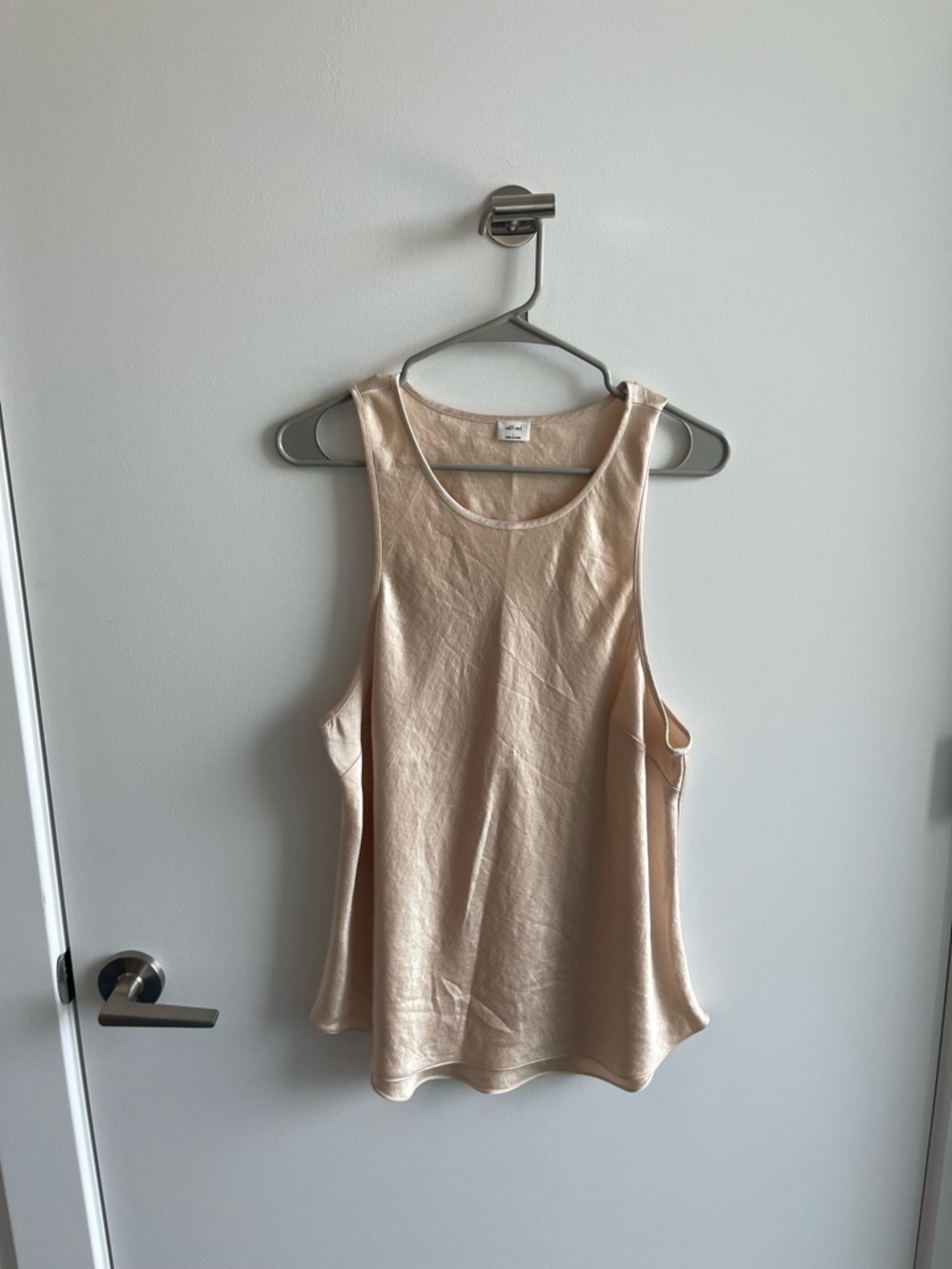 Aritzia Wilfred Cream Sleeveless Tank Top